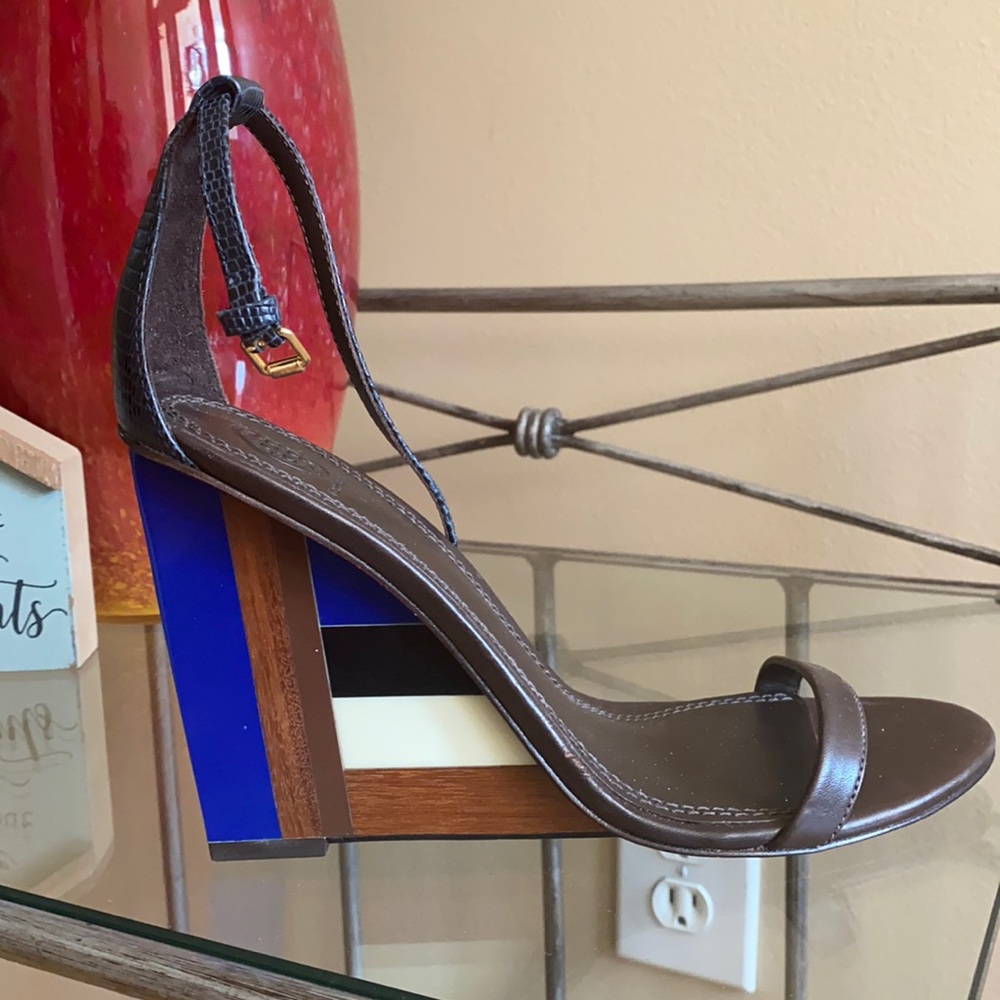 Tory Burch colorful platform open toe sandals
